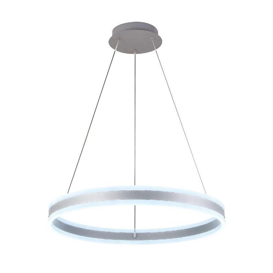 LED Stmievateľný luster na lanku LED/85W/230V 3000-6500K pr. 60 cm + diaľkové ovládanie