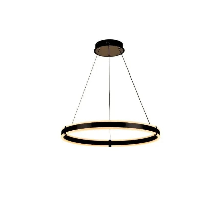 LED Stmievateľný luster na lanku LED/85W/230V 3000-6500K pr. 60 cm + diaľkové ovládanie