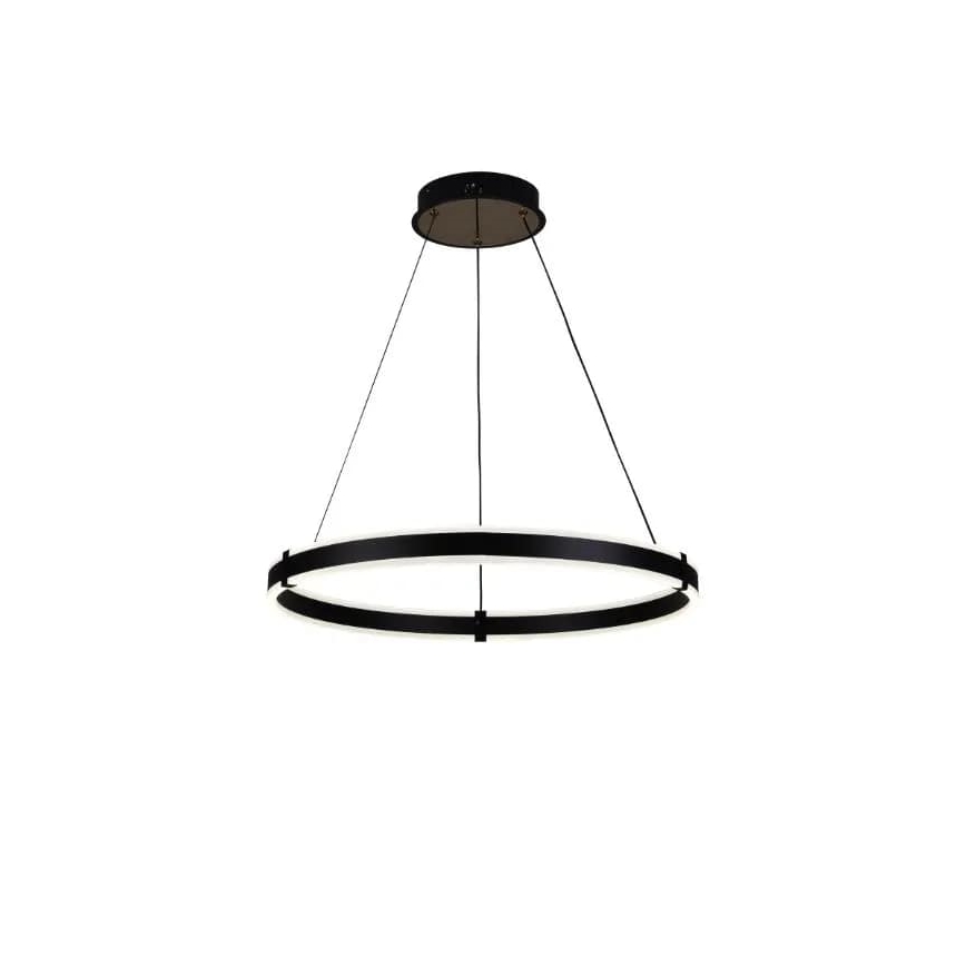 LED Stmievateľný luster na lanku LED/85W/230V 3000-6500K pr. 60 cm + diaľkové ovládanie