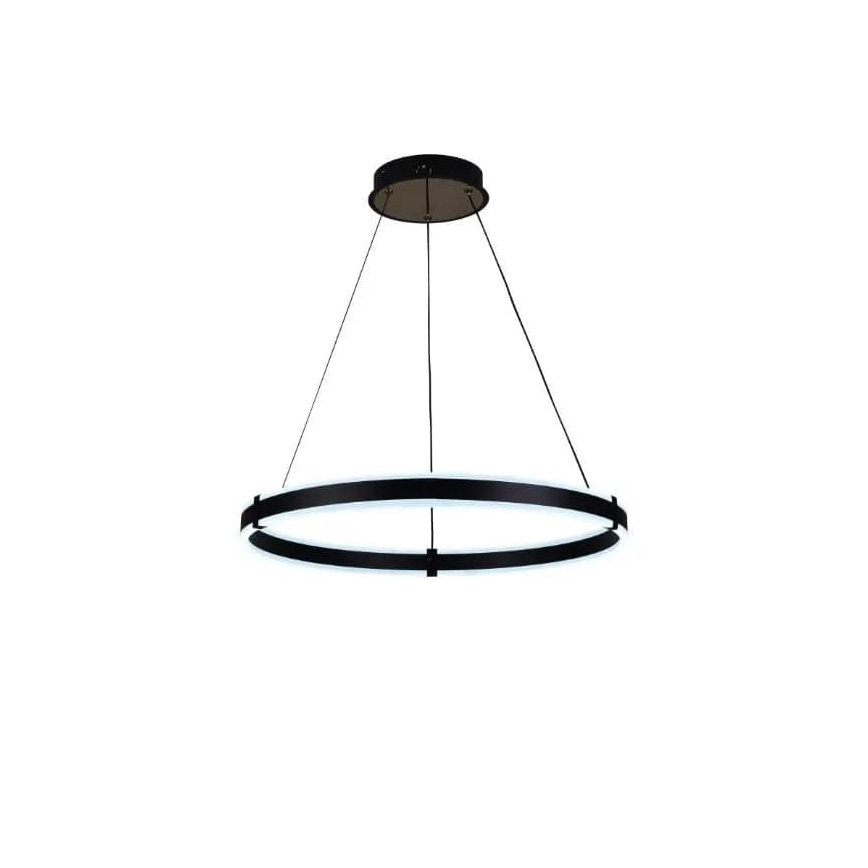 LED Stmievateľný luster na lanku LED/85W/230V 3000-6500K pr. 60 cm + diaľkové ovládanie