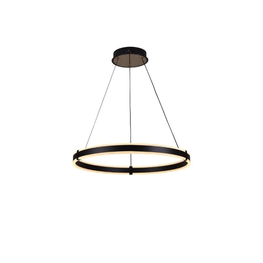 LED Stmievateľný luster na lanku LED/85W/230V 3000-6500K pr. 60 cm + diaľkové ovládanie
