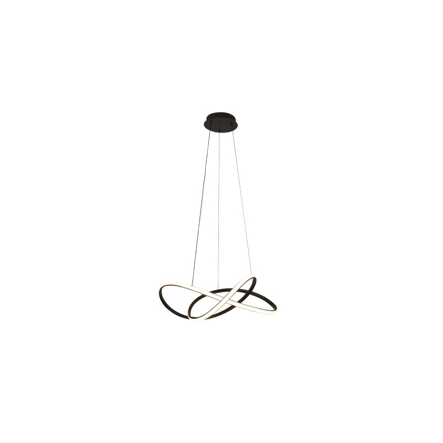 Stmievateľný LED závesný luster na lane LED/85W/230V 3000-6500K priemer 60 cm + diaľkové ovládanie