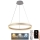 LED Stmievateľný luster na lanku LED/85W/230V 3000-6500K pr. 60 cm + diaľkové ovládanie