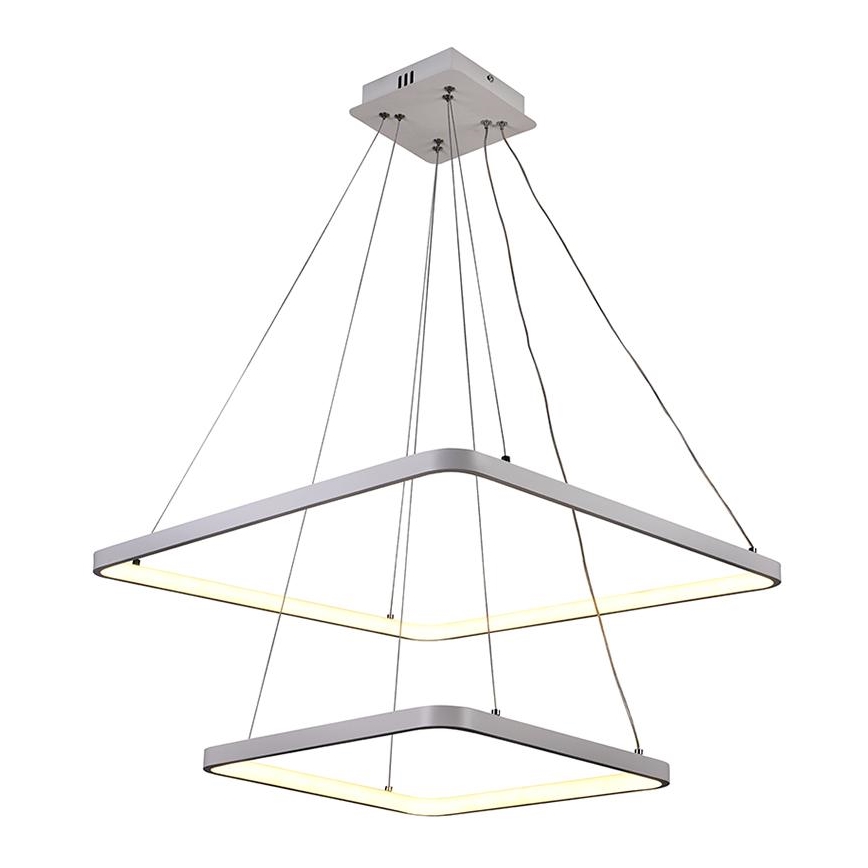 LED Stmievateľný luster na lanku LED/90W/230V 3000-6500K + diaľkové ovládanie