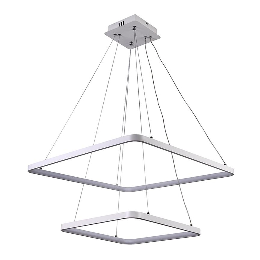LED Stmievateľný luster na lanku LED/90W/230V 3000-6500K + diaľkové ovládanie