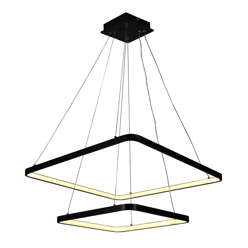 LED Stmievateľný luster na lanku LED/90W/230V 3000-6500K + diaľkové ovládanie