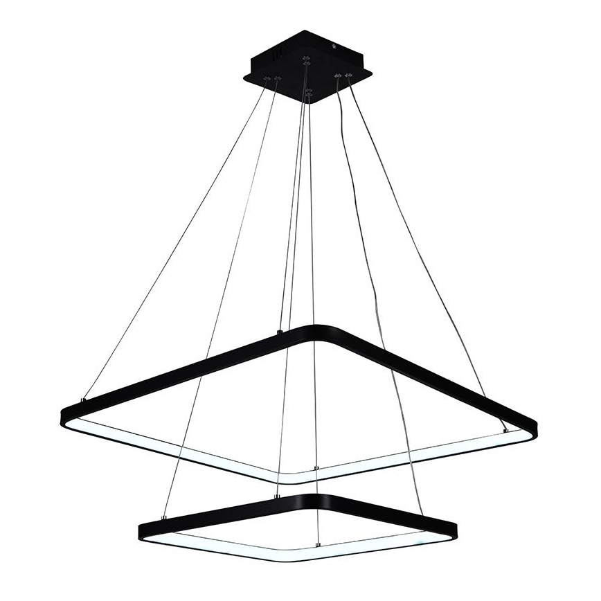 LED Stmievateľný luster na lanku LED/90W/230V 3000-6500K + diaľkové ovládanie