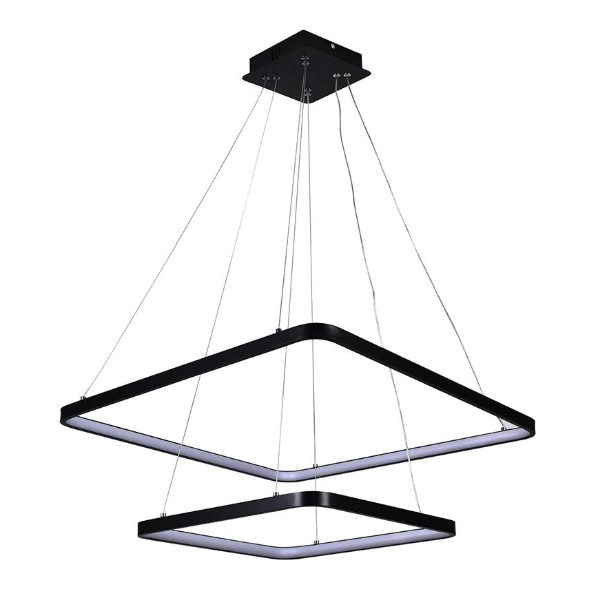 LED Stmievateľný luster na lanku LED/90W/230V 3000-6500K + diaľkové ovládanie