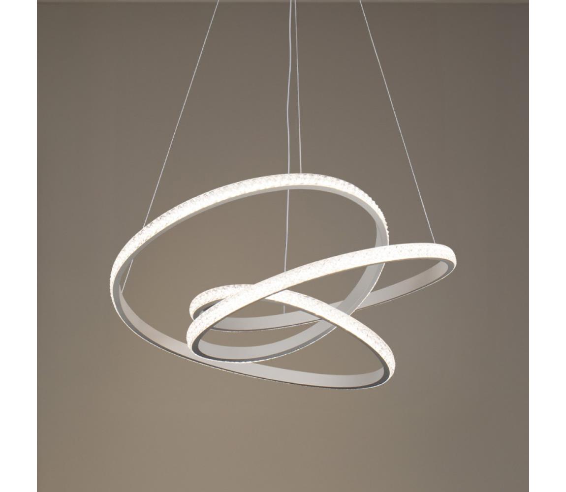 LED stmievateľný luster na lanku LED/90W/230V 3000-6500K pr. 47 cm + DO TA2307/W