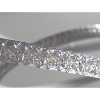 LED stmievateľný závesný luster na lanku LED/90W/230V 3000-6500K pr. 47 cm + diaľkové ovládanie