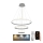 LED Stmievateľný luster na lanku LED/90W/230V 3000-6500K pr. 60 cm + diaľkové ovládanie