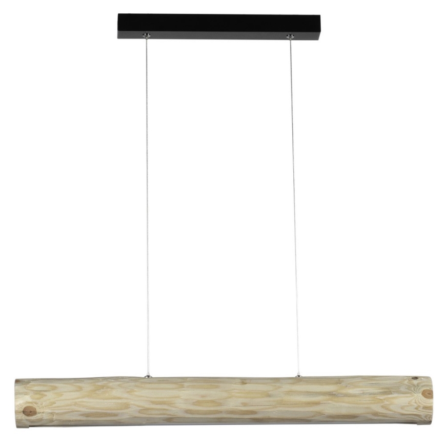 LED Stmievateľný luster na lanku LUCAS LED/25,5W/230V borovica