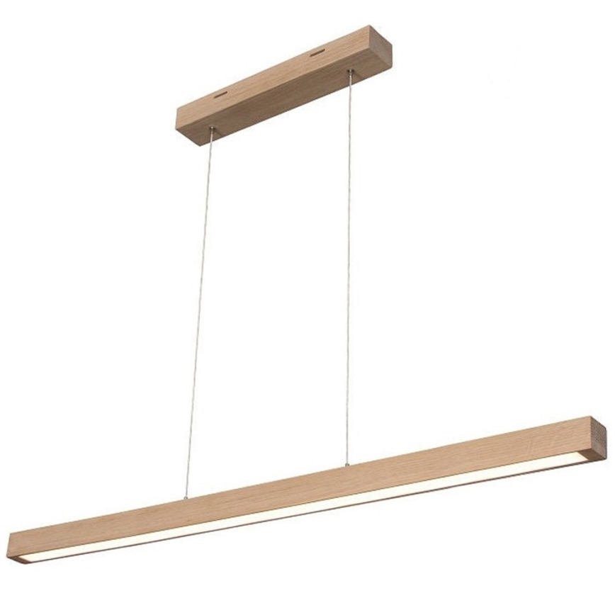 LED Stmievateľný luster na lanku SMAL LED/28,5W/230V dub