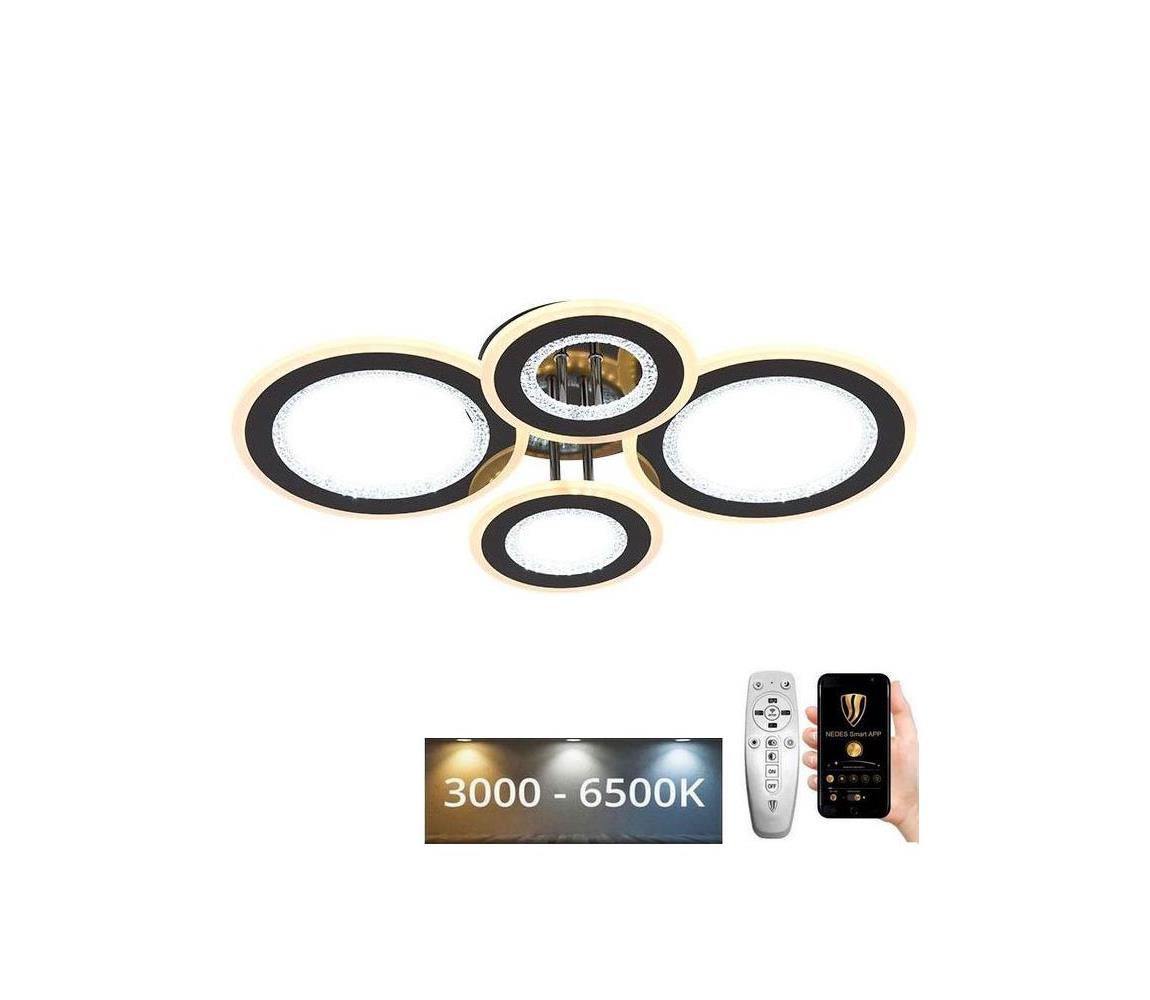LED Stmievateľný prisadený luster LED/100W/230V 3000-6500K + diaľkové ovládanie J3346/BCH