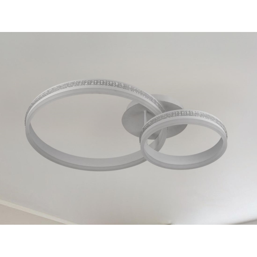 LED Stmievateľný prisadený luster LED/110W/230V 3000-6500K + diaľkové ovládanie