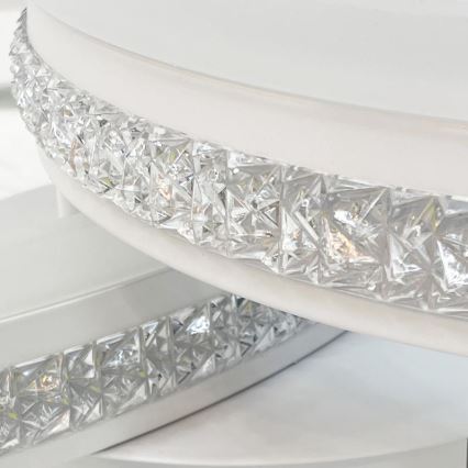 LED Stmievateľný prisadený luster LED/110W/230V 3000-6500K + diaľkové ovládanie