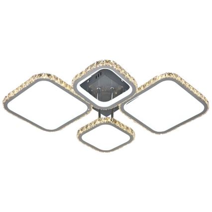LED Stmievateľný prisadený luster LED/130W/230V 3000-6500K + diaľkové ovládanie
