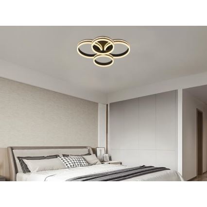 LED stmievateľný prísadený luster LED/150W/230V 3000-6500K + diaľkové ovládanie