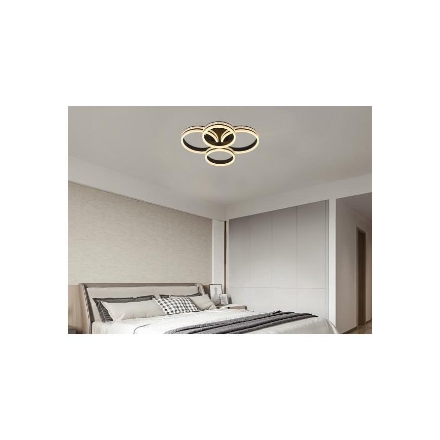 LED stmievateľný prísadený luster LED/150W/230V 3000-6500K + diaľkové ovládanie