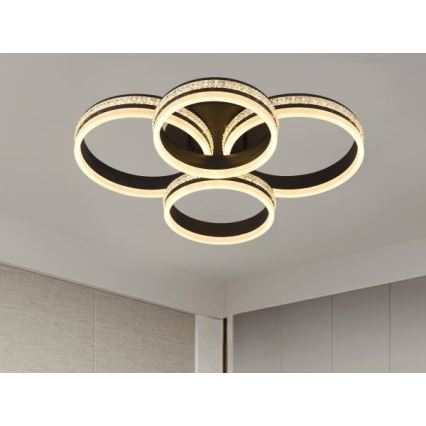 LED stmievateľný prísadený luster LED/150W/230V 3000-6500K + diaľkové ovládanie
