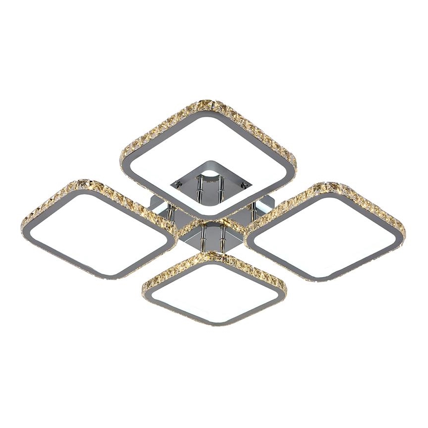 LED Stmievateľný prisadený luster LED/160W/230V 3000-6500K + diaľkové ovládanie