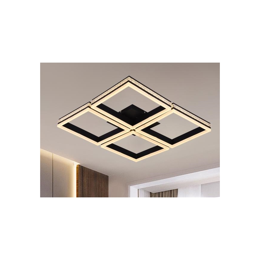 LED stmievateľný prisadený luster LED/215W/230V 3000-6500K + diaľkové ovládanie