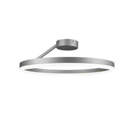 LED Stmievateľný prisadený luster LED/40W/230V 3000-6500K matný chróm + diaľkové ovládanie