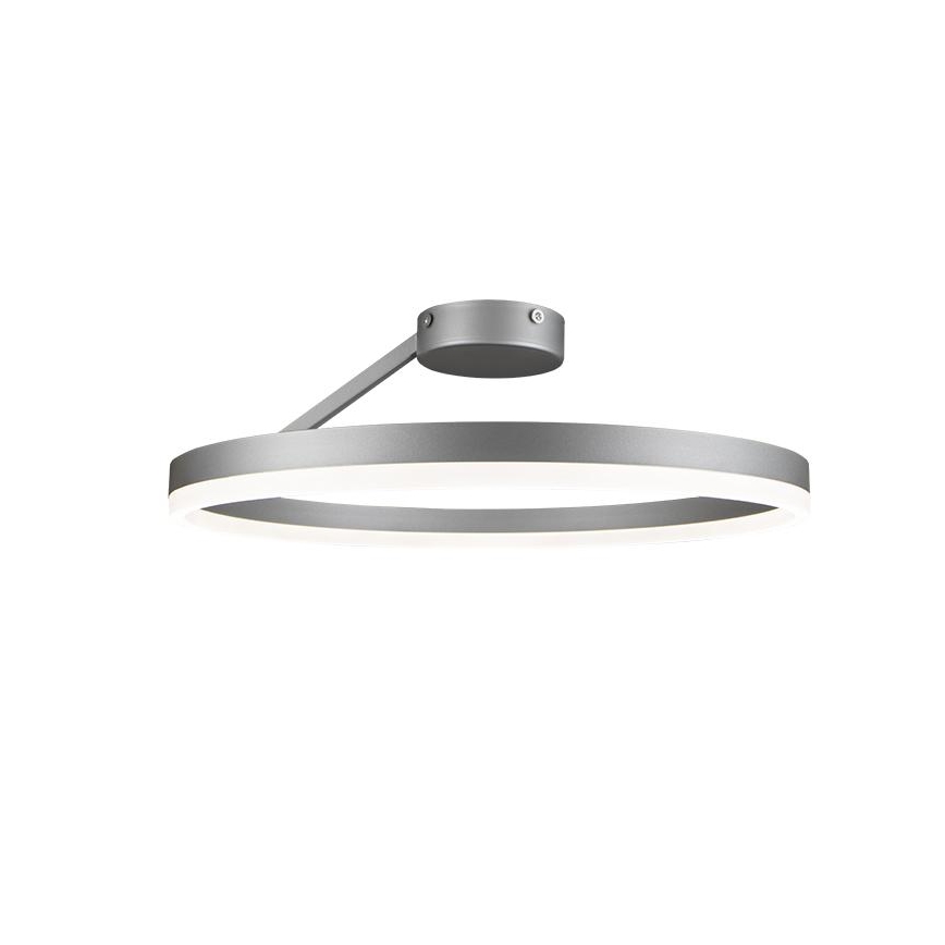 LED Stmievateľný prisadený luster LED/40W/230V 3000-6500K matný chróm + diaľkové ovládanie