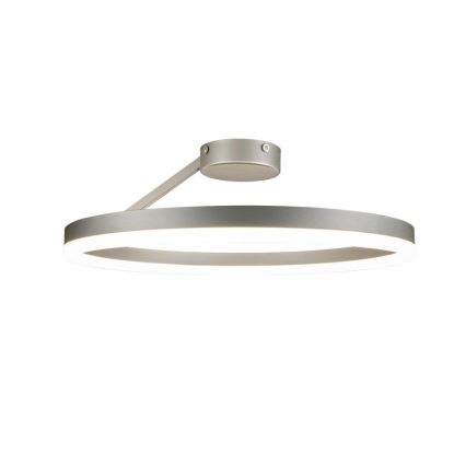 LED Stmievateľný prisadený luster LED/40W/230V 3000-6500K matný chróm + diaľkové ovládanie