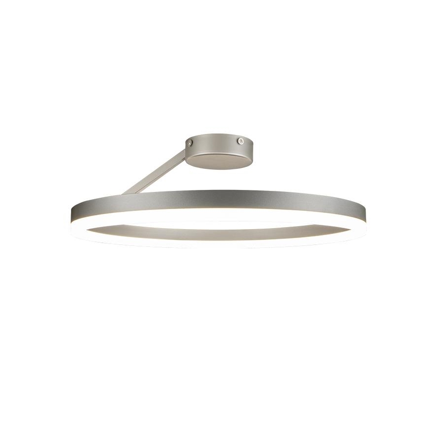 LED Stmievateľný prisadený luster LED/40W/230V 3000-6500K matný chróm + diaľkové ovládanie
