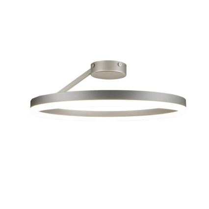 LED Stmievateľný prisadený luster LED/40W/230V 3000-6500K matný chróm + diaľkové ovládanie