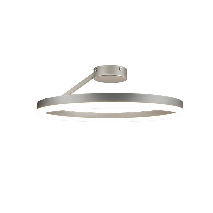 LED Stmievateľný prisadený luster LED/40W/230V 3000-6500K matný chróm + diaľkové ovládanie