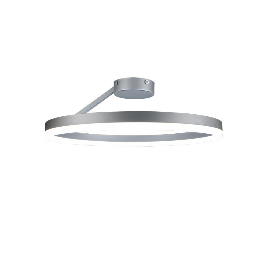 LED Stmievateľný prisadený luster LED/40W/230V 3000-6500K matný chróm + diaľkové ovládanie