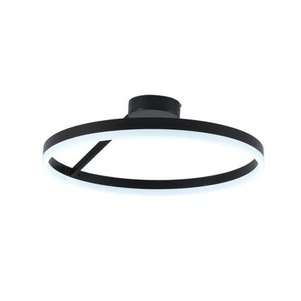 LED Stmievateľný prisadený luster LED/40W/230V 3000-6500K čierna + diaľkové ovládanie