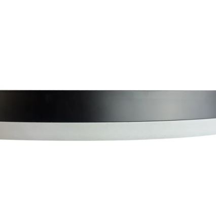 LED Stmievateľný prisadený luster LED/40W/230V 3000-6500K čierna + diaľkové ovládanie