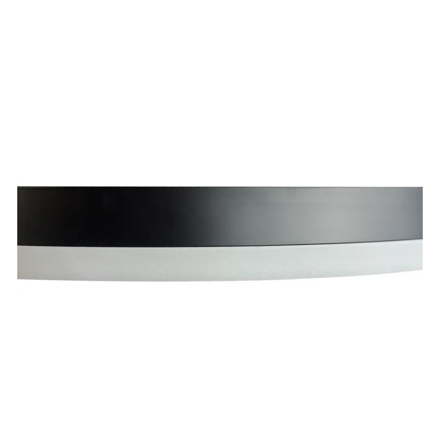 LED Stmievateľný prisadený luster LED/40W/230V 3000-6500K čierna + diaľkové ovládanie