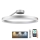LED Stmievateľný prisadený luster LED/40W/230V 3000-6500K matný chróm + diaľkové ovládanie