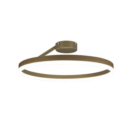 LED Stmievateľný prisadený luster LED/40W/230V 3000-6500K zlatá + diaľkové ovládanie