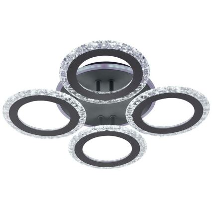 LED Stmievateľný prisadený luster LED/55W/230V 3000-6500K + diaľkové ovládanie
