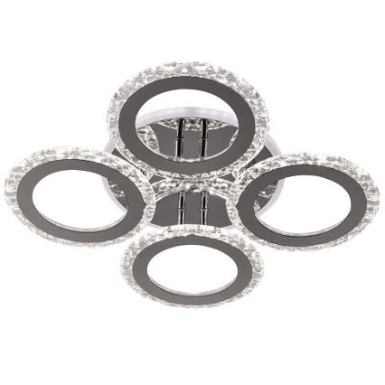 LED Stmievateľný prisadený luster LED/55W/230V 3000-6500K + diaľkové ovládanie
