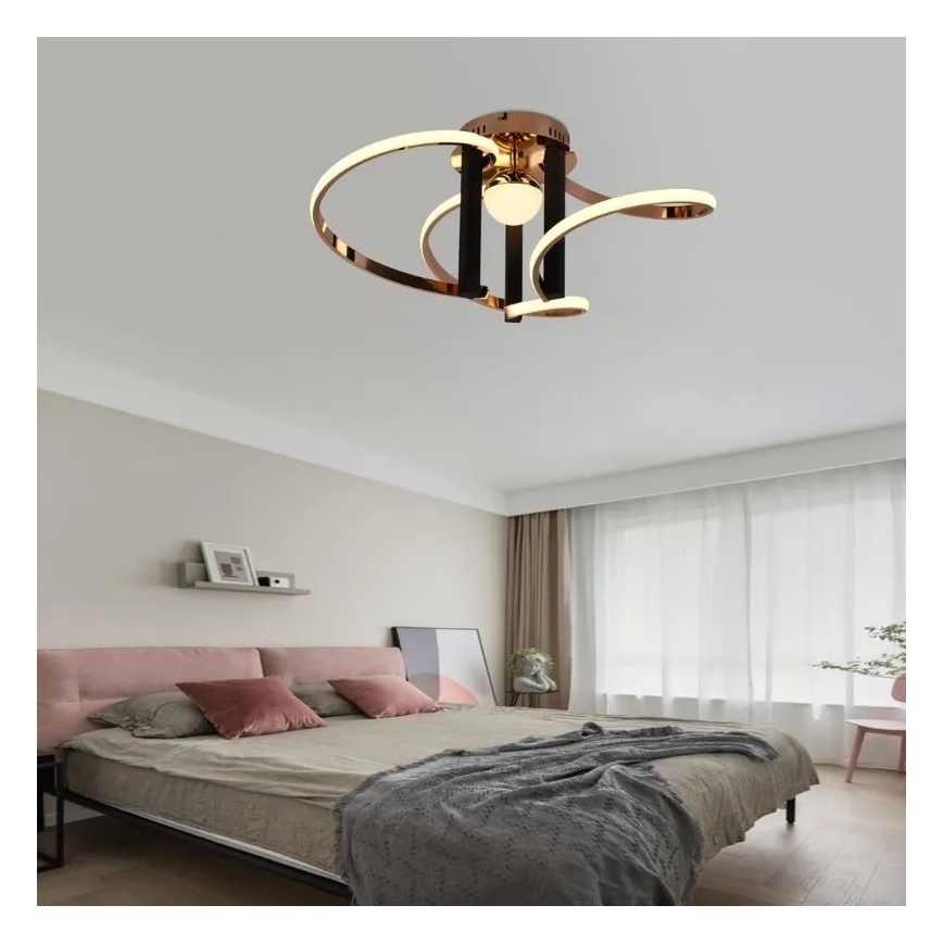 LED Stmievateľný prisadený luster LED/70W/230V 3000-6500K + diaľkové ovládanie
