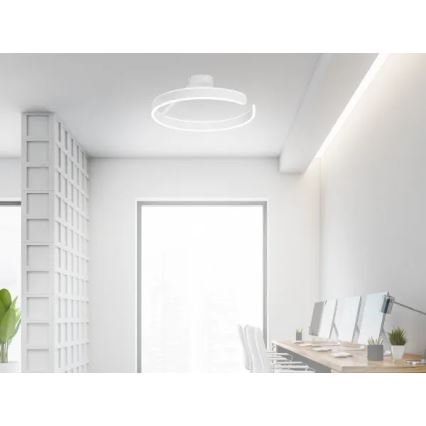 LED Stmievateľný prisadený luster LED/72W/230V 3000-6500K biela + diaľkové ovládanie