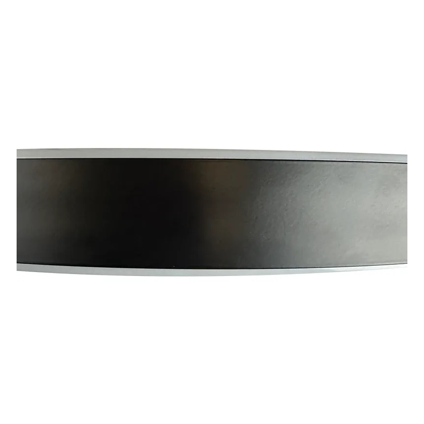 LED Stmievateľný prisadený luster LED/72W/230V 3000-6500K čierna + diaľkové ovládanie