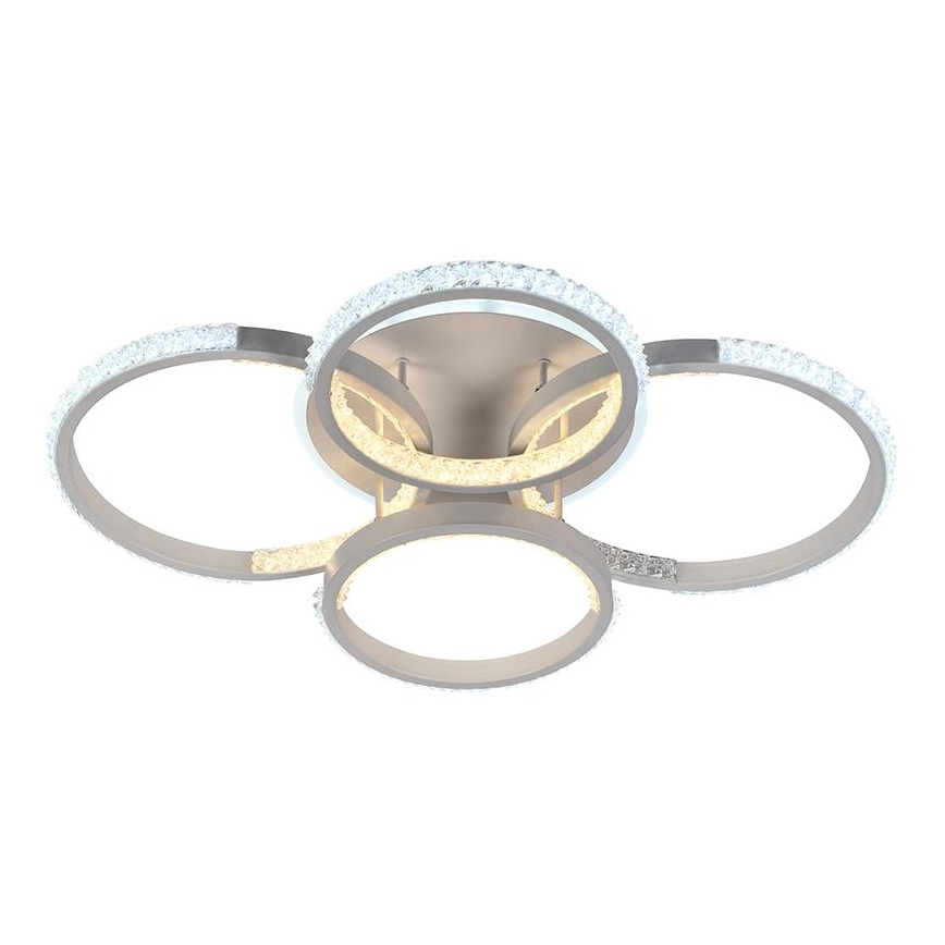 LED Stmievateľný prisadený luster LED/80W/230V 3000-6500K + diaľkové ovládanie