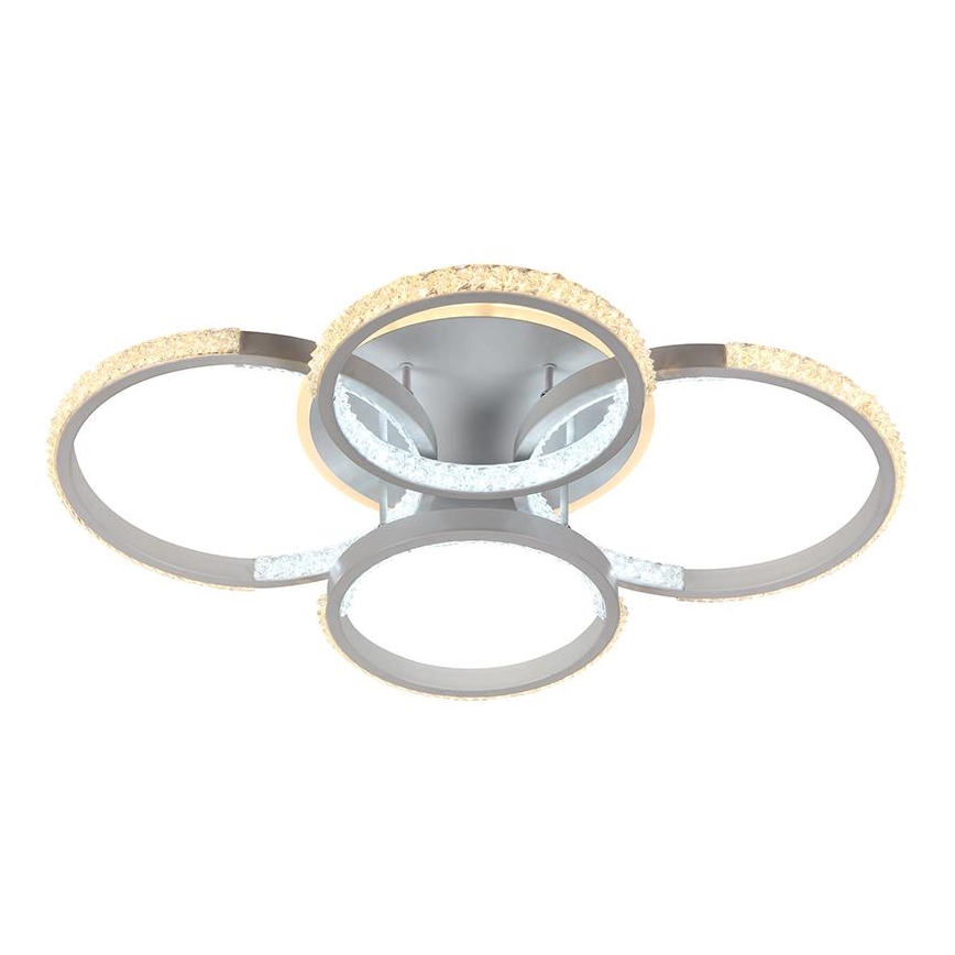 LED Stmievateľný prisadený luster LED/80W/230V 3000-6500K + diaľkové ovládanie