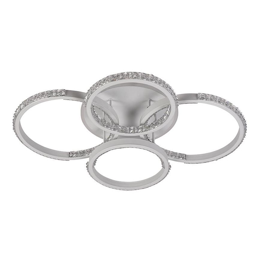 LED Stmievateľný prisadený luster LED/80W/230V 3000-6500K + diaľkové ovládanie