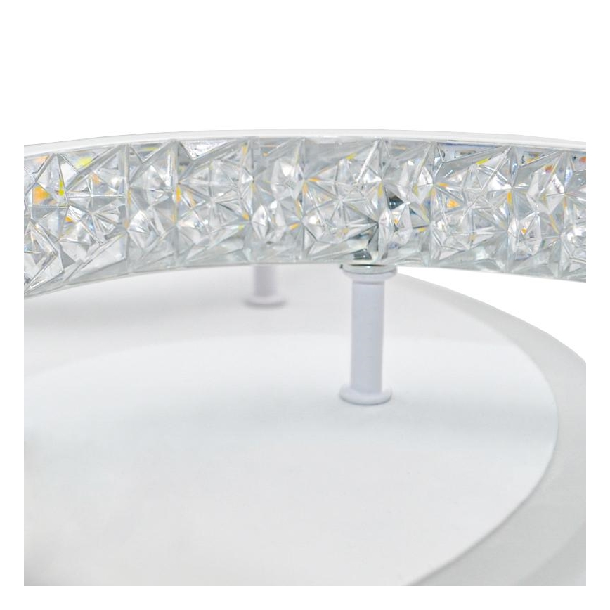 LED Stmievateľný prisadený luster LED/80W/230V 3000-6500K + diaľkové ovládanie