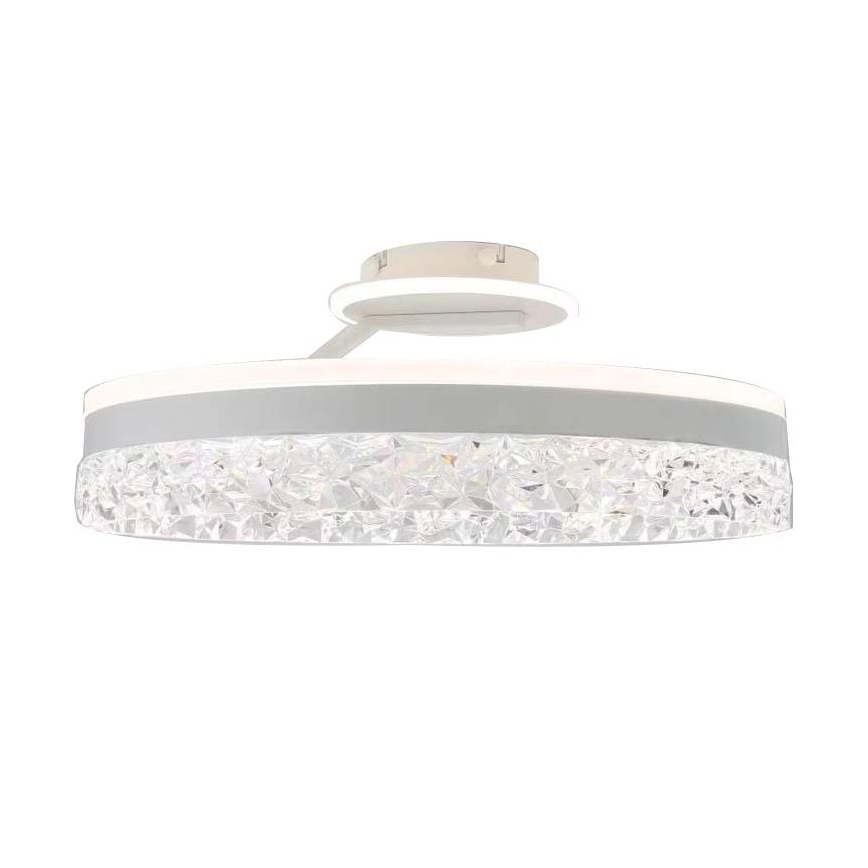 LED Stmievateľný prisadený luster LED/86W/230V 3000-6500K biela + diaľkové ovládanie