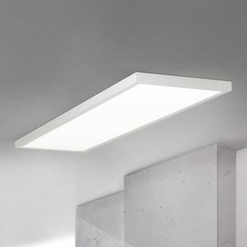 LED stmievateľný prisadený panel DISC LED/40W/230V 2700/3000/4000K 115x30 cm biely