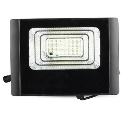 LED Stmievateľný solárny reflektor LED/12W/3,2V 6000K IP65 + diaľkové ovládanie